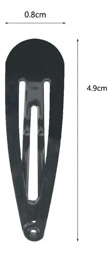 40 Negro 2-pulgadas Hair Clips Hair Clip Accesorios
