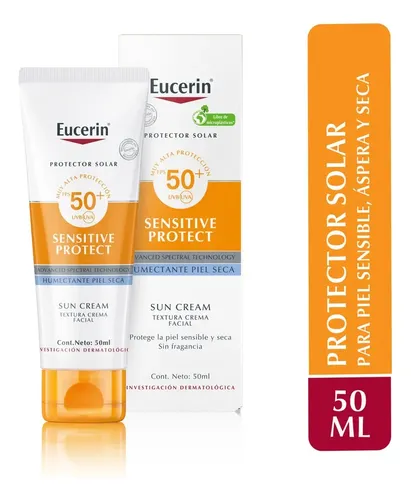 Protector Solar Facial Eucerin Sensitive Protect Fps50 Seca
