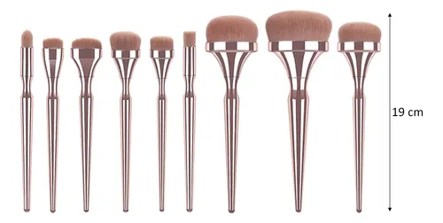 Kit De Maquillaje Con Diseño Giroscópico De 9 Piezas Con Man