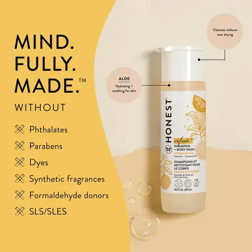 Champú, Gel De Baño Y Facial Y Loción Corporal The Honest Co