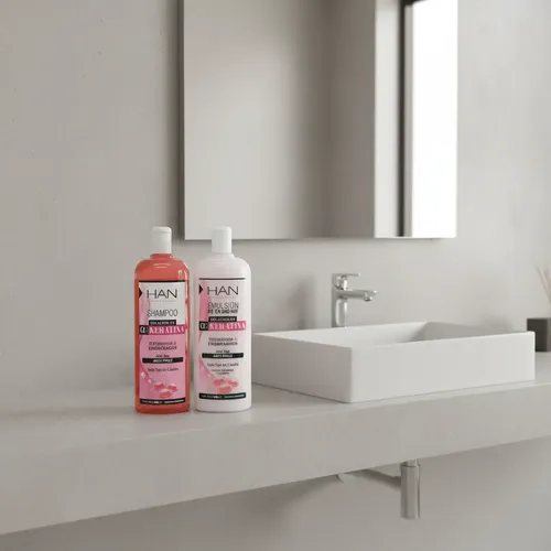 Han Shampoo + Acondicionador Solucion De Keratina X 500 Ml