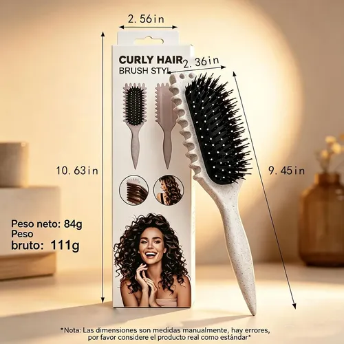 Peine Para Cabello Rizado Y Ondulado