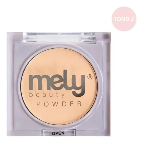 Polvo Compacto Fijador De Maquillaje Powder Mely