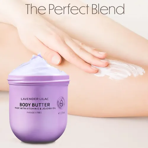 Manteca Corporal De Lavanda Y Lilas – Crema De Karité Con Ac