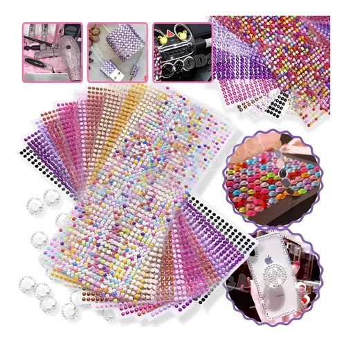 Strass Gemas Autoadhesiva Para Cara Cuerpo Multiuso Grande