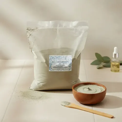 Arcilla verde Mascarilla facial para piel mixta Parvati Natural Cosmética Natural Insumo Cosmetico 2500g