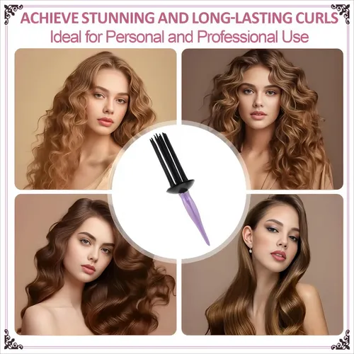 Cepillo Neuvikter Para Cabello 17 Dientes Definidor De Rizos