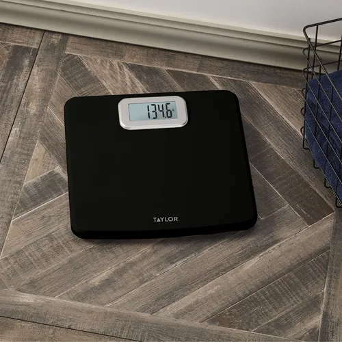Báscula De Baño Taylor Digital Bath 180 Kg/400 Libras Negra