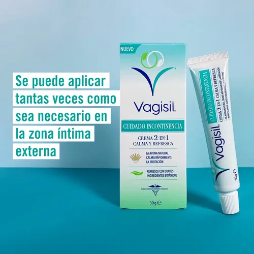 Kit Jabón Y Crema 2 En 1 Vagisil Incontinencia 2 Unidades