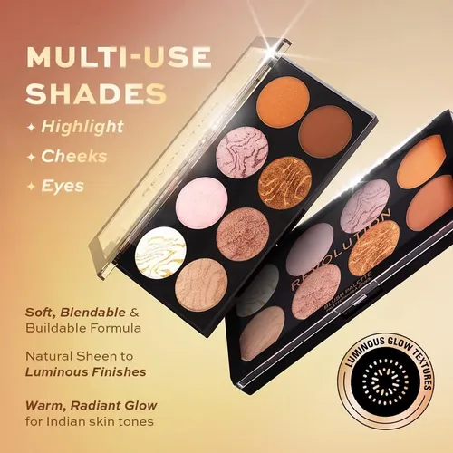 Paleta De Rubores Ultra Revolution Golden Sugar
