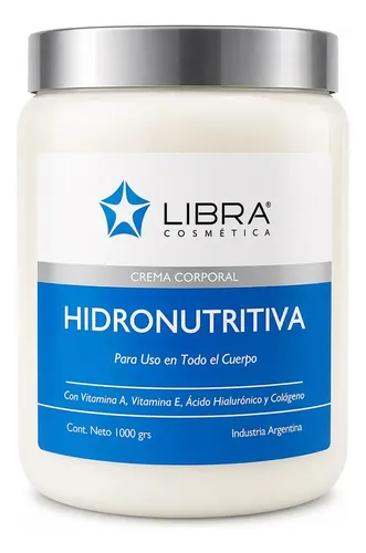 Crema Hidro-nutritiva Regeneradora X 1000grs Libra Cosmetica
