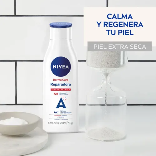 Crema Corporal Nivea Dermacare Reparadora Intensiva X 250 Ml