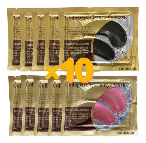 – 10 Parches Colágeno Ojos. Ojeras Hinchazón Bolsas Zzl