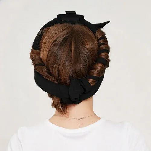 Rizadores De Pelo De Terciopelo Sin Calor Durante La Noche,