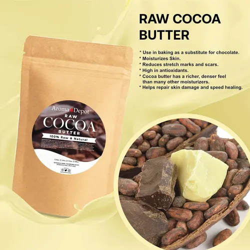 Manteca De Cacao Cruda Sin Refinar 100% Natural 250 Ml
