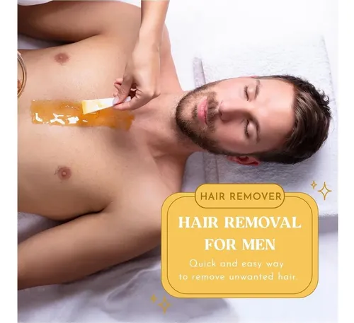 Cera Moom Orgánica Para Depilación Masculina 12 Oz