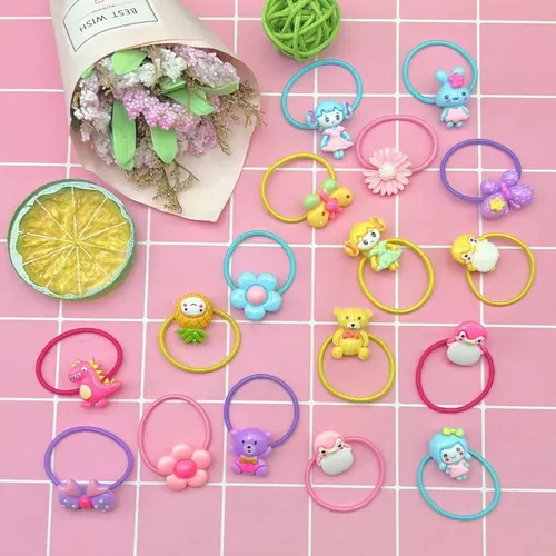 Hair Tie Ammy, 100 Unidades, Cintas Para El Pelo Para Niñas,