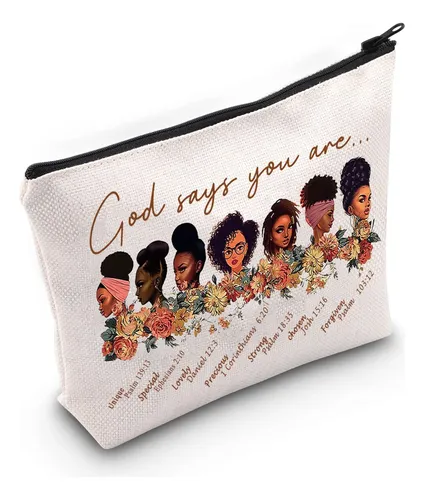 Bolsa De Maquillaje Levlo Black American Cosmetic De Inspira