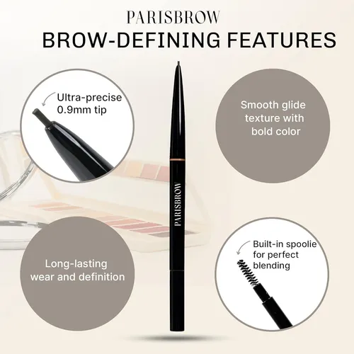 Lápiz Para Cejas Ultrafino Parisbrow 03 Terracota