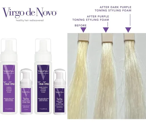 Espuma Moldeadora Lavable Para Rubios Virgo De Novo 50 Ml