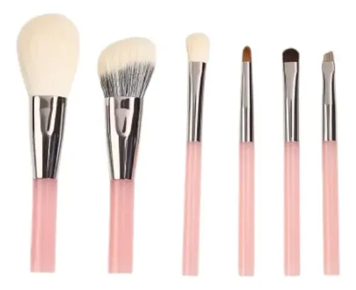 Set Brocha Para Maquillaje Enrollable X6 Pcs