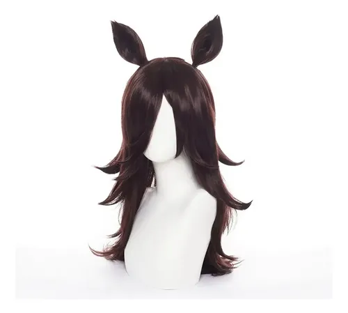 Peluca Cosplay Rice Shower Anime – Color Lila Largo
