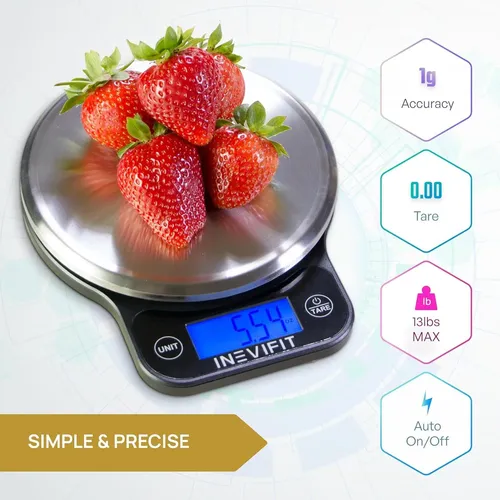 Balanza Inteligente Inevifit Eros Bluetooth Y Cocina 3 En 1
