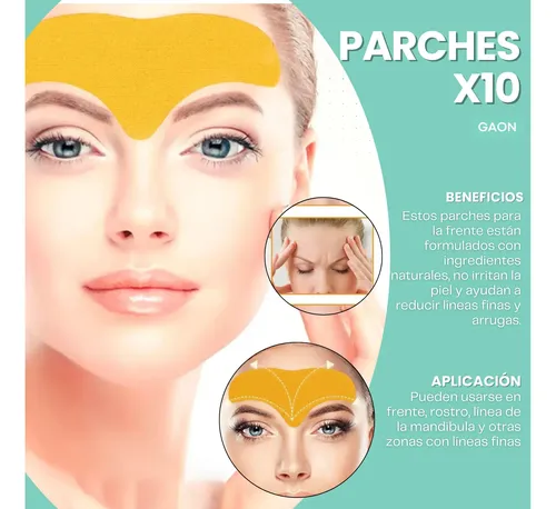 Parches Frente X10 Elimina Arrugas Gaon Hidratación Rostro