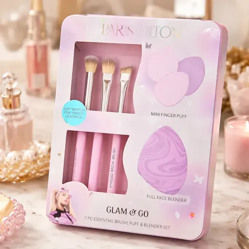 Brochas De Maquillaje Y Accesorios Set Paris Hilton