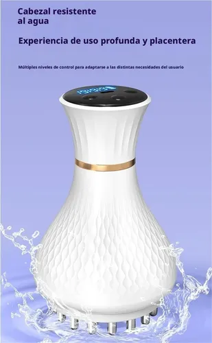 Cepillo Masajeador Eléctrico Con Calor Ems Gua Sha Corporal