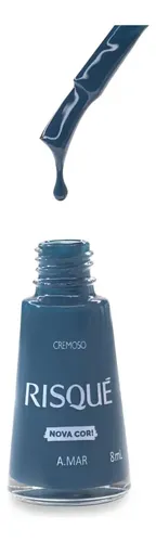 Esmalte de uñas color Risqué Se Solta No Blues LLEGAMOS PARA QUEDARNOS de 8mL de 1 unidades color Amar Cremoso
