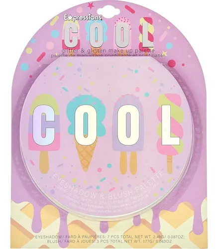 Paleta De Maquillaje Cool Glisten & Glitter  10 Sombras