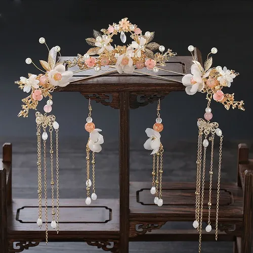 Corona De Pelo Estilo Antiguo Hanfu Hada