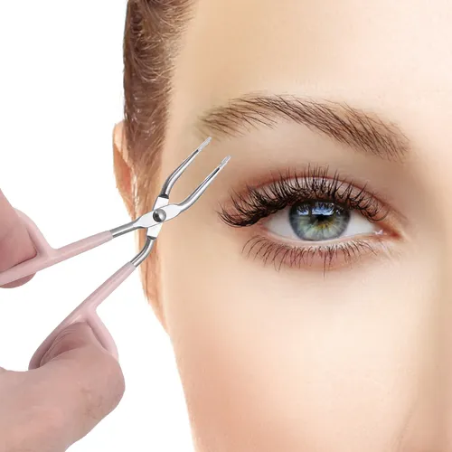 Tijeras Portátiles De Acero Inoxidable Para Cejas, 6 Piezas