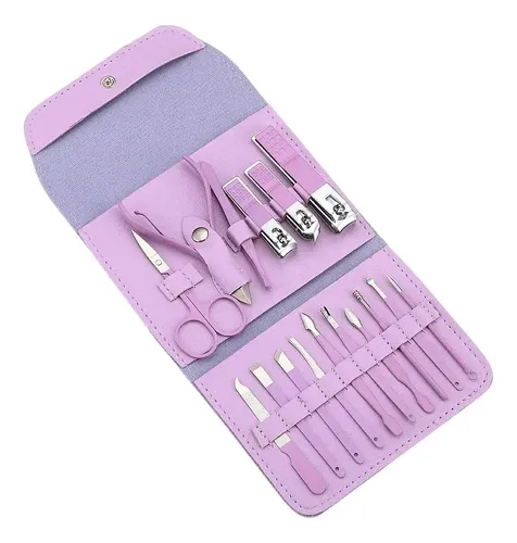 Juego De Manicura 16 Piezas Acero Inoxidable E