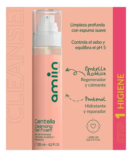 Idraet Amiin Gel De Limpieza Centella Asiática Y Pantenol