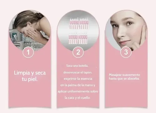 Sérum Facial Pdrn Salmón Pink 10 Ampollas Colageno Hidrata