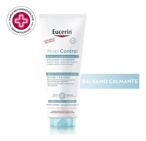Bálsamo corporal de uso diario Eucerin AtopiControl para piel atópica x 400 ml