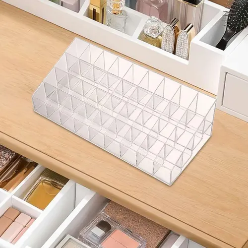 Nuevo Organizador De Lápiz Labial Transparente, Estuche De