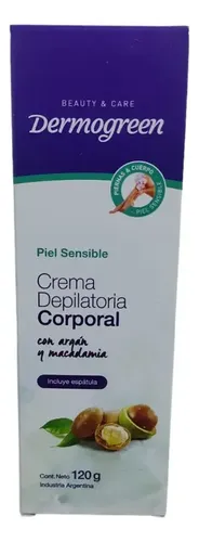 Crema Depilatoria Dermogreen Cuerpo 120ml Piel Sensible