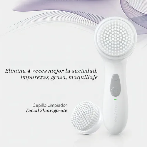 Mary Kay cepillo limpiador facial skinvigorate sonic color blanco