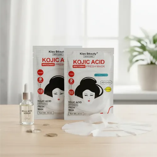 Mascarilla Facial Despigmentante Ácido Kojico Kiss Beauty