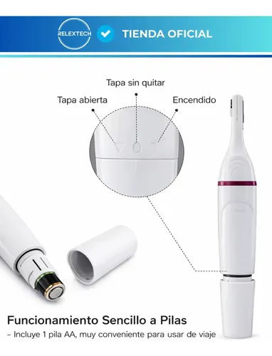 Depiladora Afeitadora Mujer 5 En 1 Facial Corporal Sin Dolor