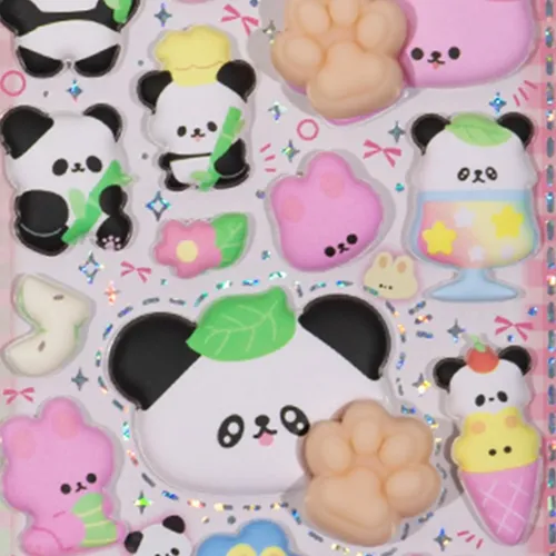 Pegatinas 3d Y Pegatinas Para Glúteos De Panda, Pegatinas Ro