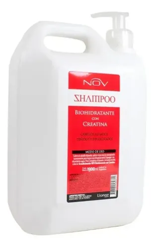 Nov Shampoo Biohidratante Con Creatina Alisado Tintura