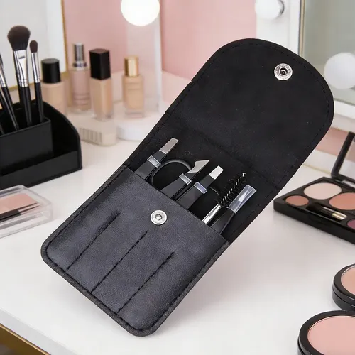 Set De 6 Pinzas Profesionales Para Cejas Para Mujer Y Hombre