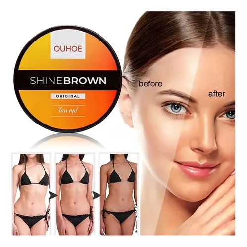. Paquete De 3 Cremas Bronceadoras Aceleradas Shine Brown