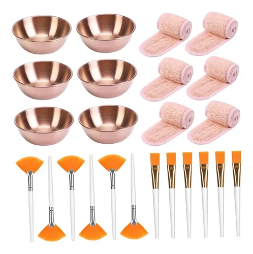 Juego De Cuencos Para Mezclar Mascarillas, Cepillos Faciales