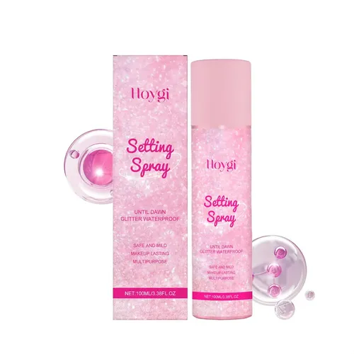 Qd2ye- Hot Spray Fijador De Maquillaje Con Purpurina, Xin=qd