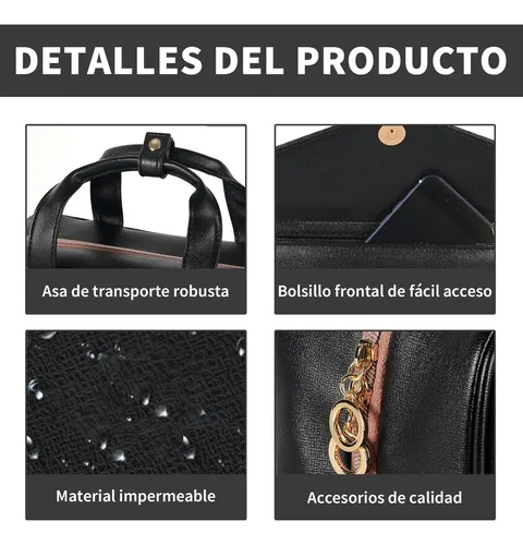 Bolsa De Maquillaje Profesional Para Mujer, 4 En 1